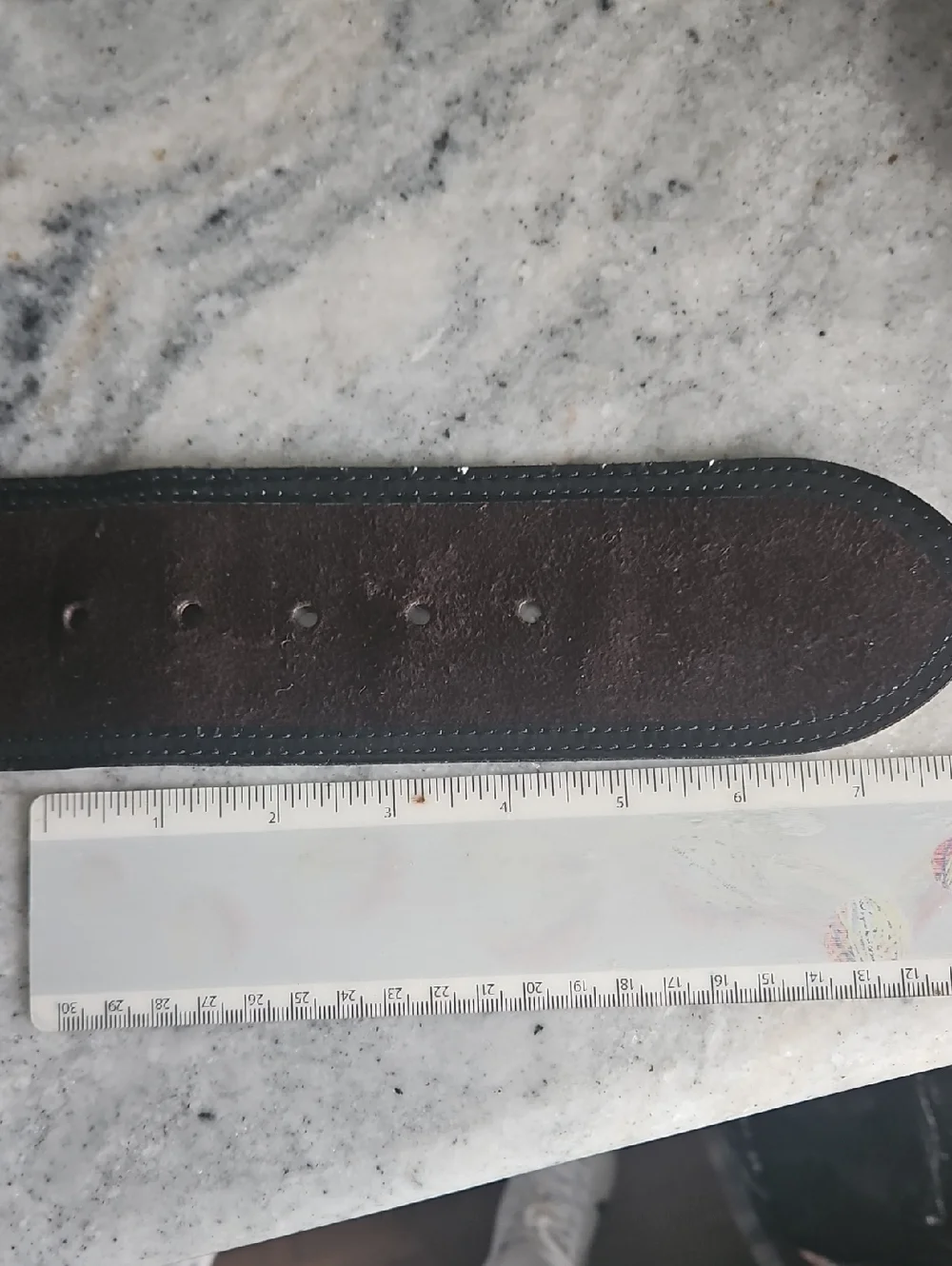 Banana Republic Brown Suede Belt with Gold Buckle